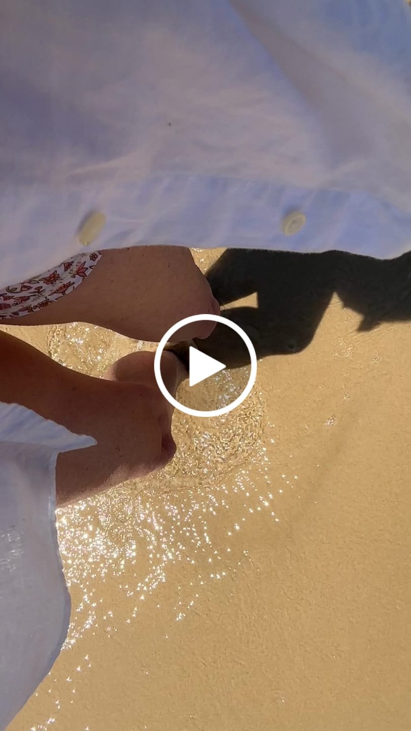 Customer video review of Cream Boho Paros Onesie