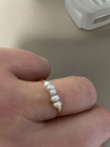 Customer photo review of Classic Freshwater Pearl Ring