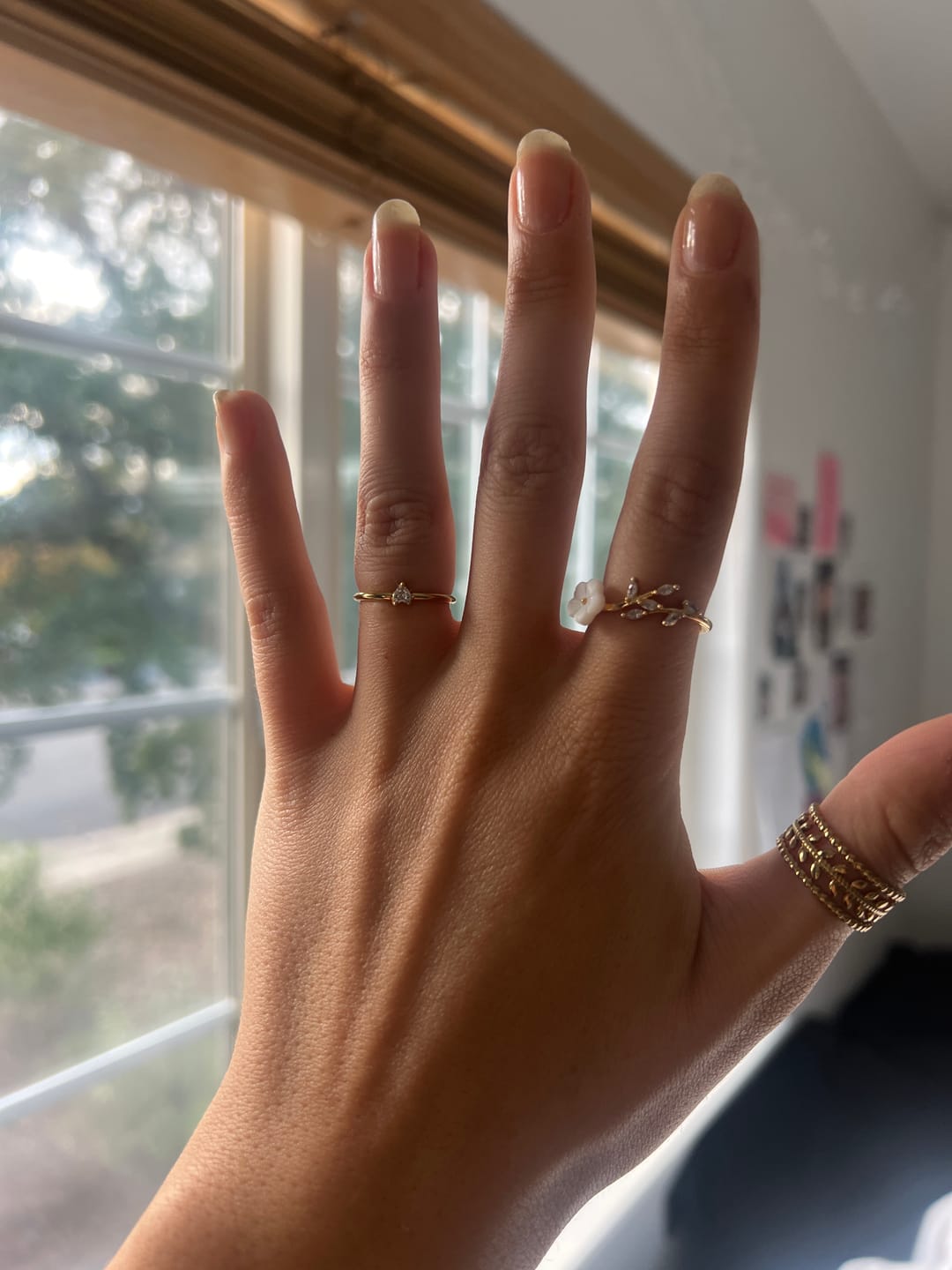 Customer photo review of 'Small Love' Crystal Heart Ring