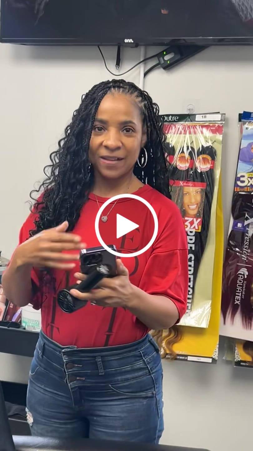 Customer video review of MilkyWay Que Mastermix Human Hair DEEP Bulk 14" - 22"