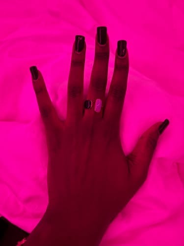 Customer photo review of Aquamarine Wrap Ring