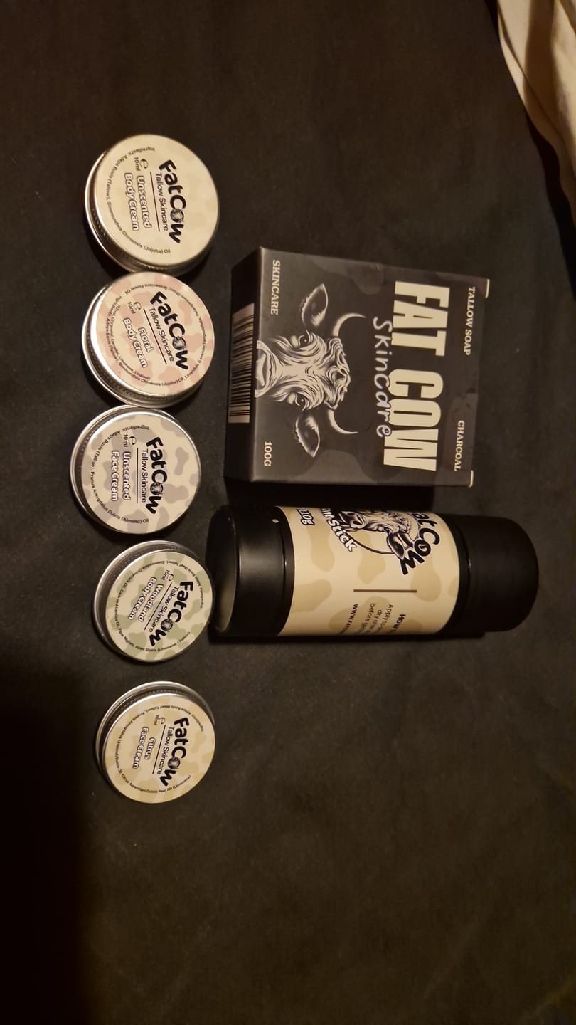 Customer photo review of Tallow & Charcoal Cleansing Soap