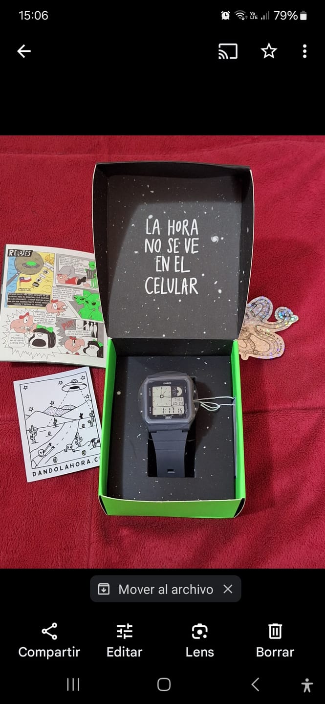 Customer photo review of Reloj Casio Vintage LF-20W-1ADF Twin-Graph Reissue Resina