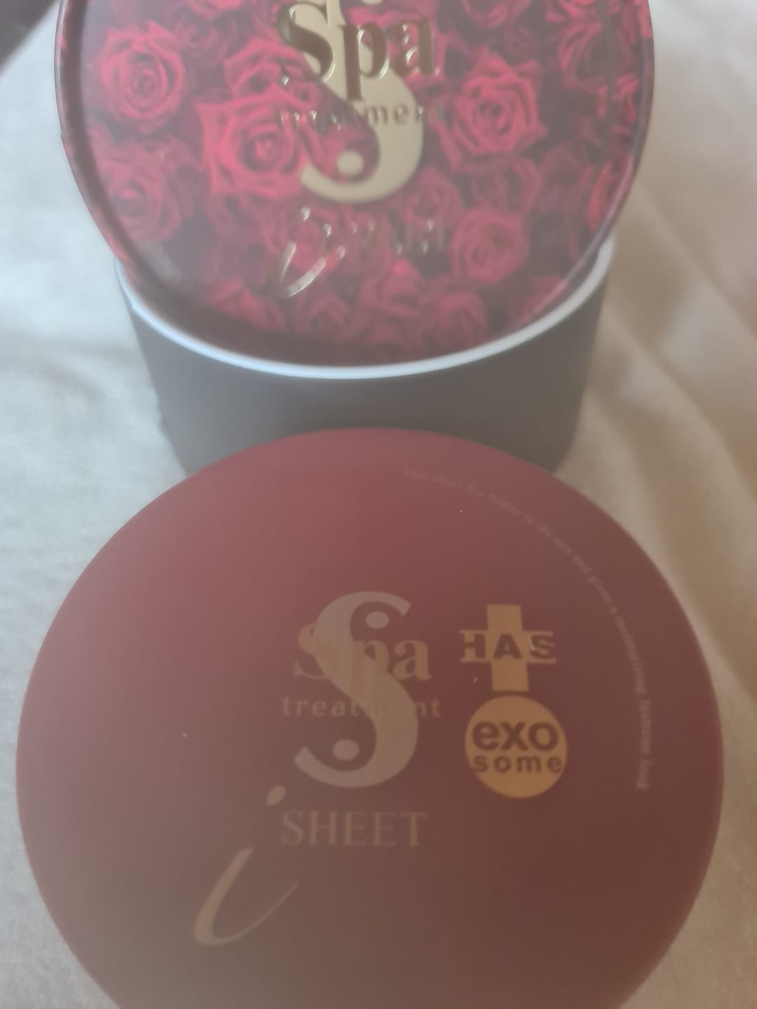 Customer photo review of Spa Treatment iSheet HAS EXOSOME Eye Mask