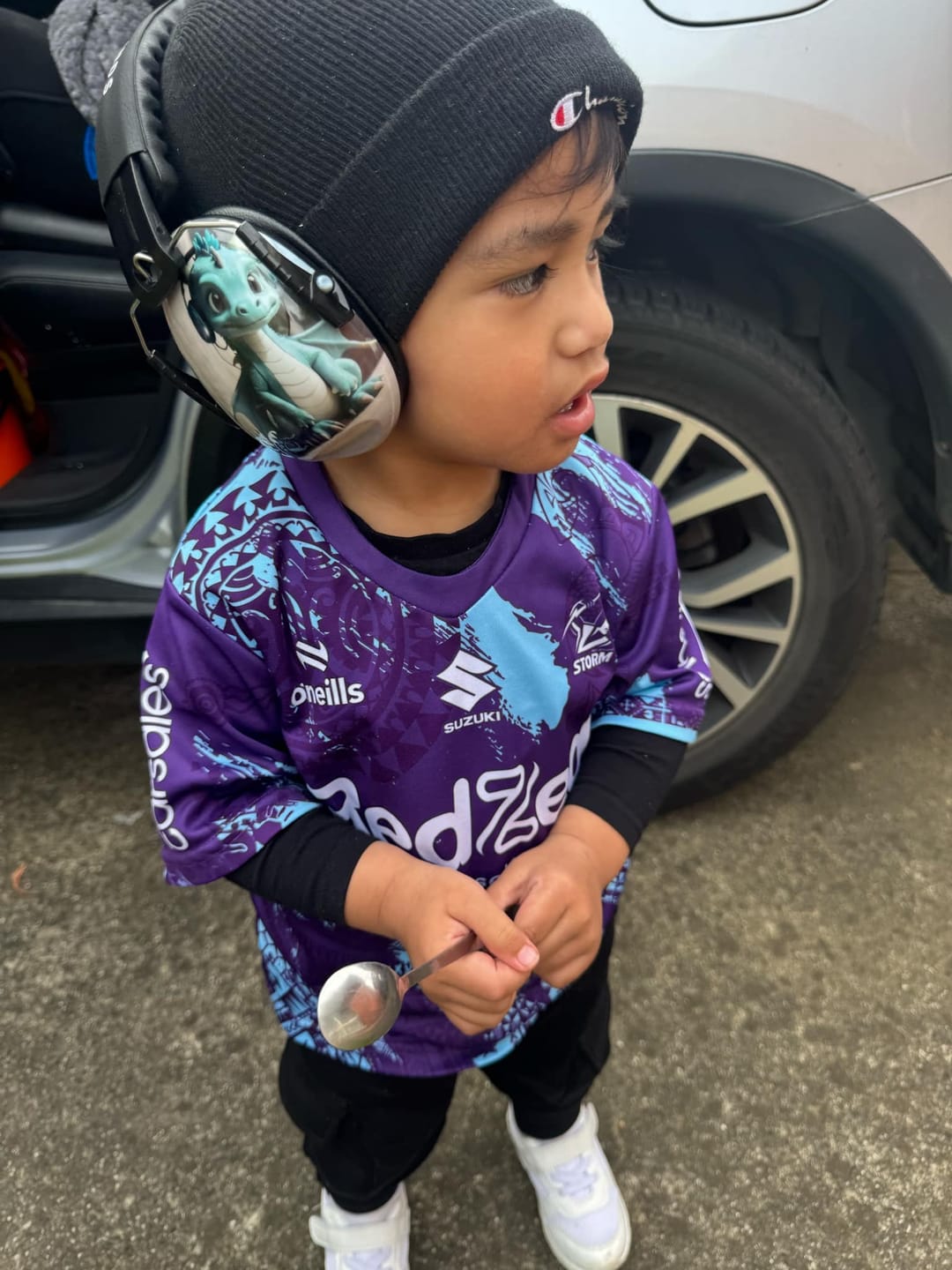 Customer photo review of SoftSounds Earmuffs ~ Various designs