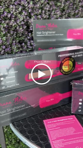 Customer video review of ENTREGA INMEDIATA NEW Plancha »Titanio Profesional Diana Fletes Quality INFRARED