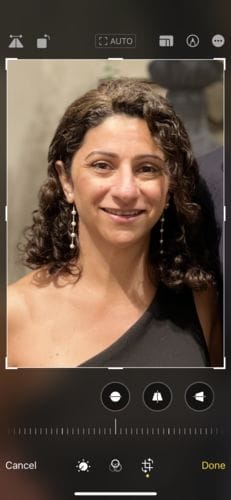 Customer photo review of Pearl Drop Earrings