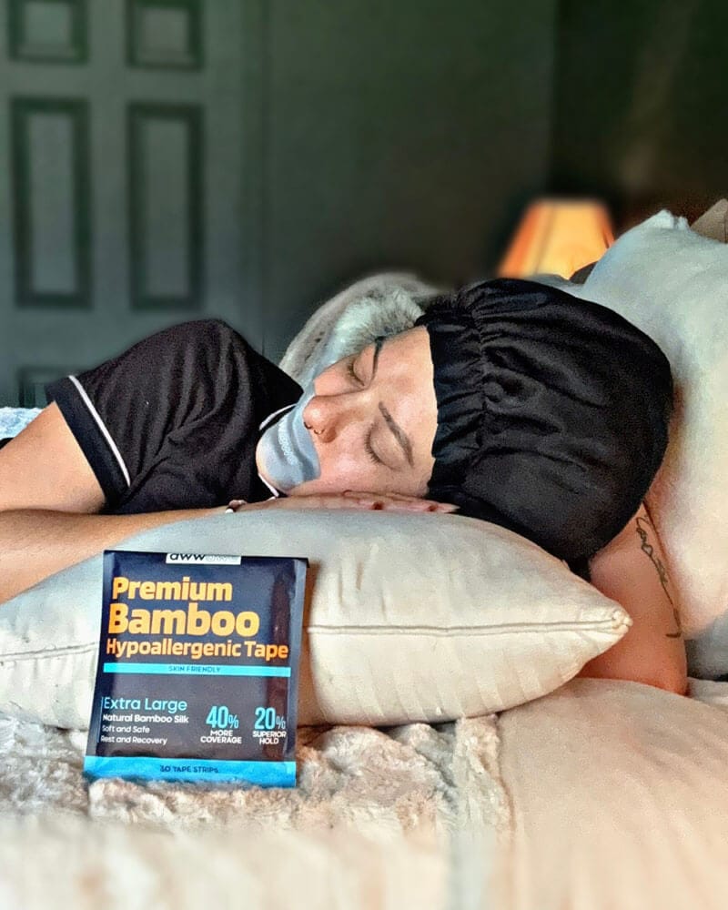 Customer photo review of Premium Bamboo Mouth Tape