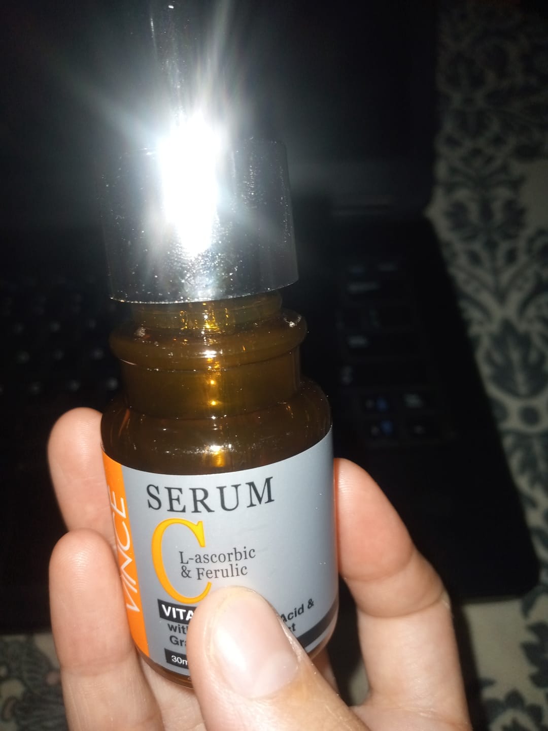 Customer photo review of Vitamin C Serum