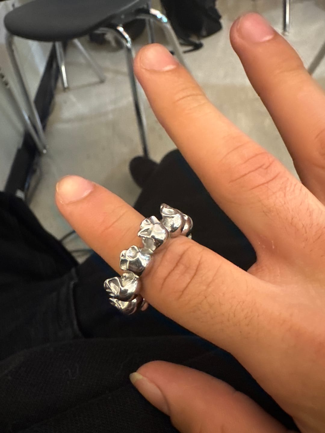 Customer photo review of 10 STAGES OF ADDICTION RING