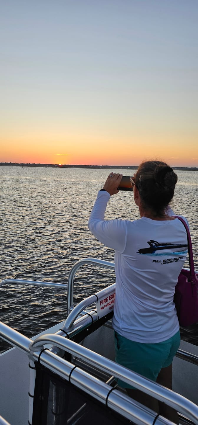 Customer photo review of Mens Captain & Crew Drifit Custom Boat Shirts - Long Sleeves