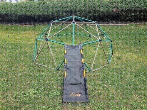 Customer photo review of Jumpfly Universal Trampoline Slide