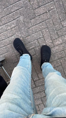 Customer photo review of Vaistoa Tunto | Felt Barefoot Sneakers