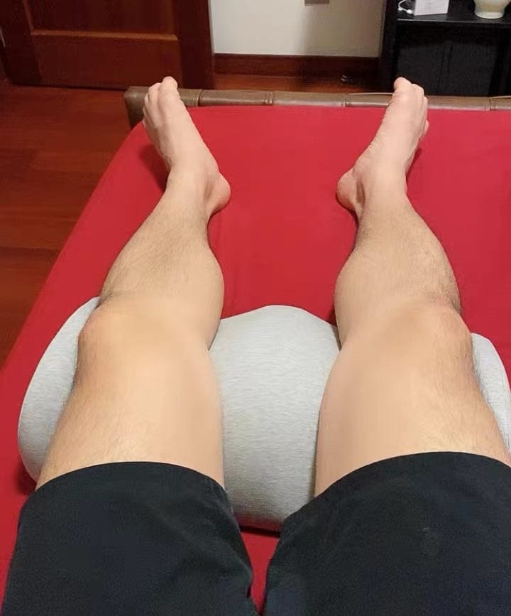 Customer photo review of Leg Spacer Pillow / Knee Pillow