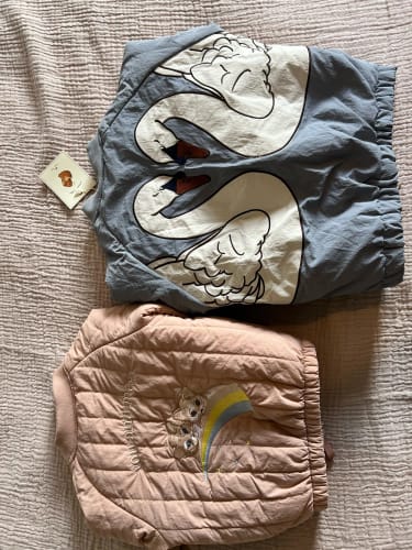Customer photo review of Brand KS Children's Lambswool Jacket Coat Autumn Winter Baby Boys Cotton Outerwear Toddler Girls Flight Suit Jacket Kids Clothes