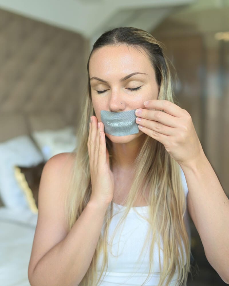 Customer photo review of Premium Bamboo Mouth Tape