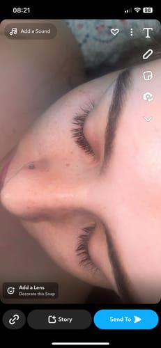 Customer photo review of iGlow Lash Maximizer - Lash Serum, 3 ml