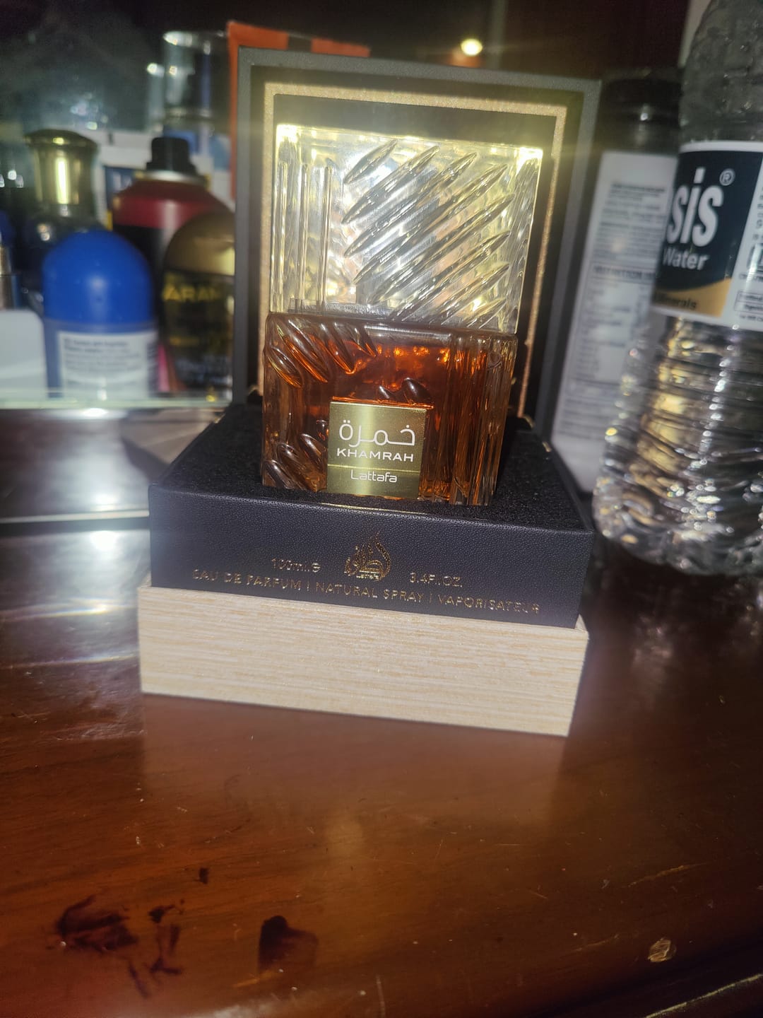 Customer photo review of Lattafa Khamrah Eau De Parfum For Unisex