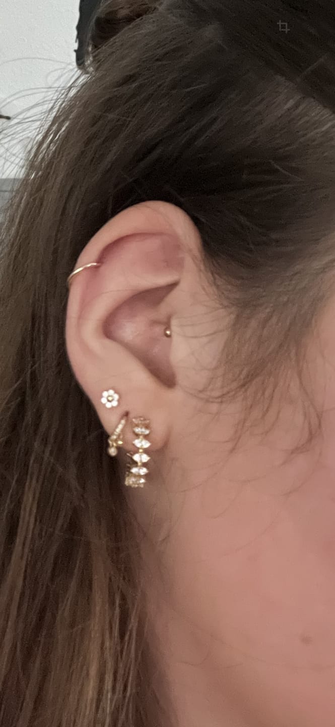 Customer photo review of Brili Ohrstecker | 925 Echtsilber