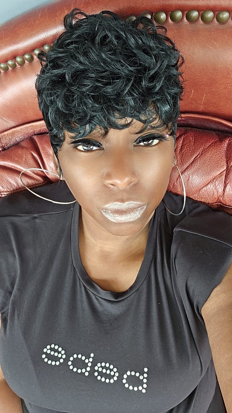 Customer photo review of Sensationnel Synthetic Instant Fashion Wig - ANITA
