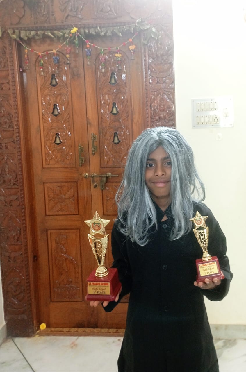 Customer photo review of Abdul Kalam Wig for Role play