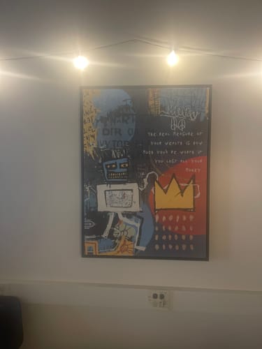 Customer photo review of Diamond In The Rough - Basquiat Style
