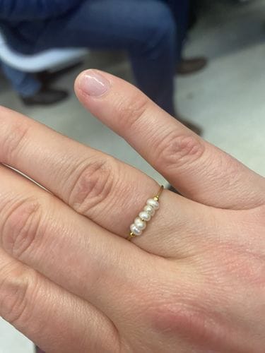 Customer photo review of Classic Freshwater Pearl Ring