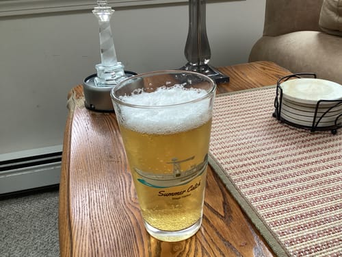 Customer photo review of Custom Boat Koozie