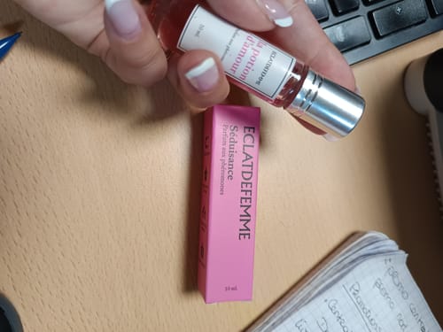 Customer photo review of Elixir Aux Phéromones.