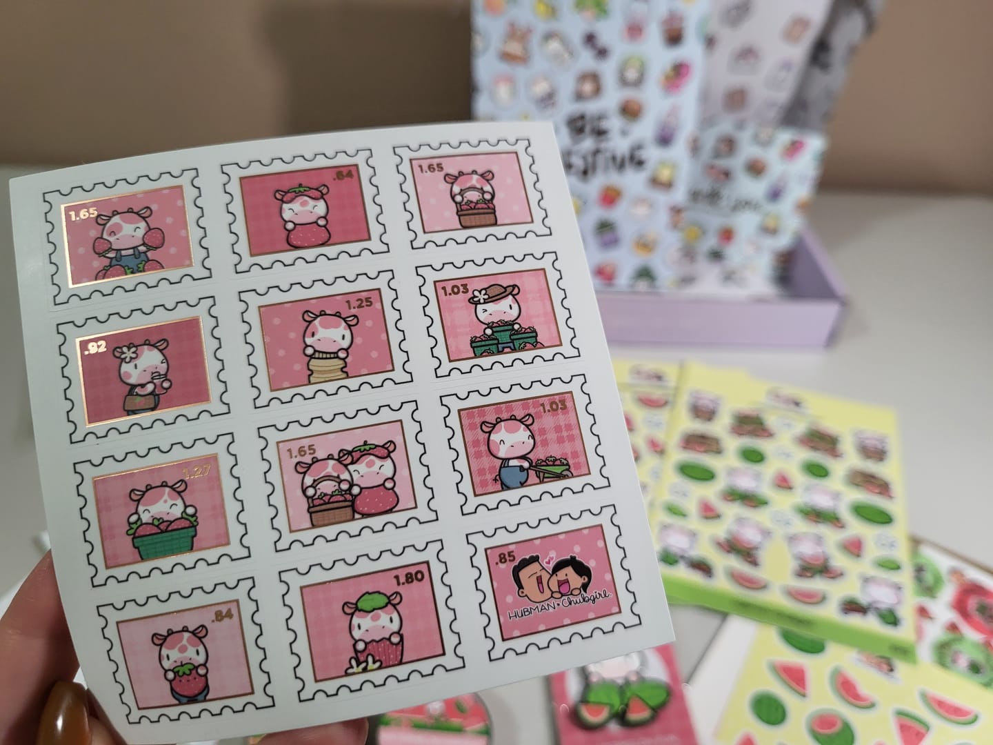 Customer photo review of Strawberry Harvest Variety Sticker Pack