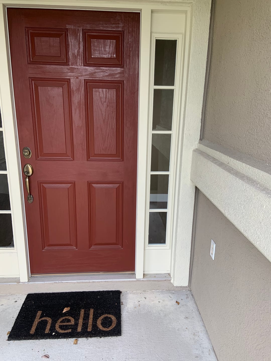 Customer photo review of Clear 5 Lite Glass and Frame Kit (Full Sidelite)