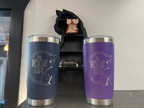 Customer photo review of Bundle (6) Custom Laser Engraved - 20oz Tumblers