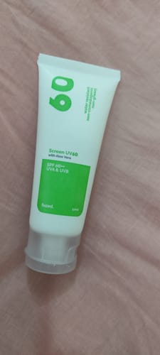 Customer photo review of Screen UV60 w/ Aloe Vera (SPF 60)