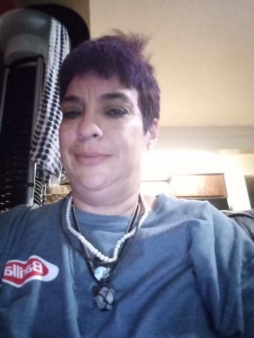 Customer photo review of Natural Celestite Necklace