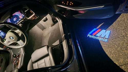 Customer photo review of BMW LED Car Door Welcome Logo Shadow Lights | G Chassis