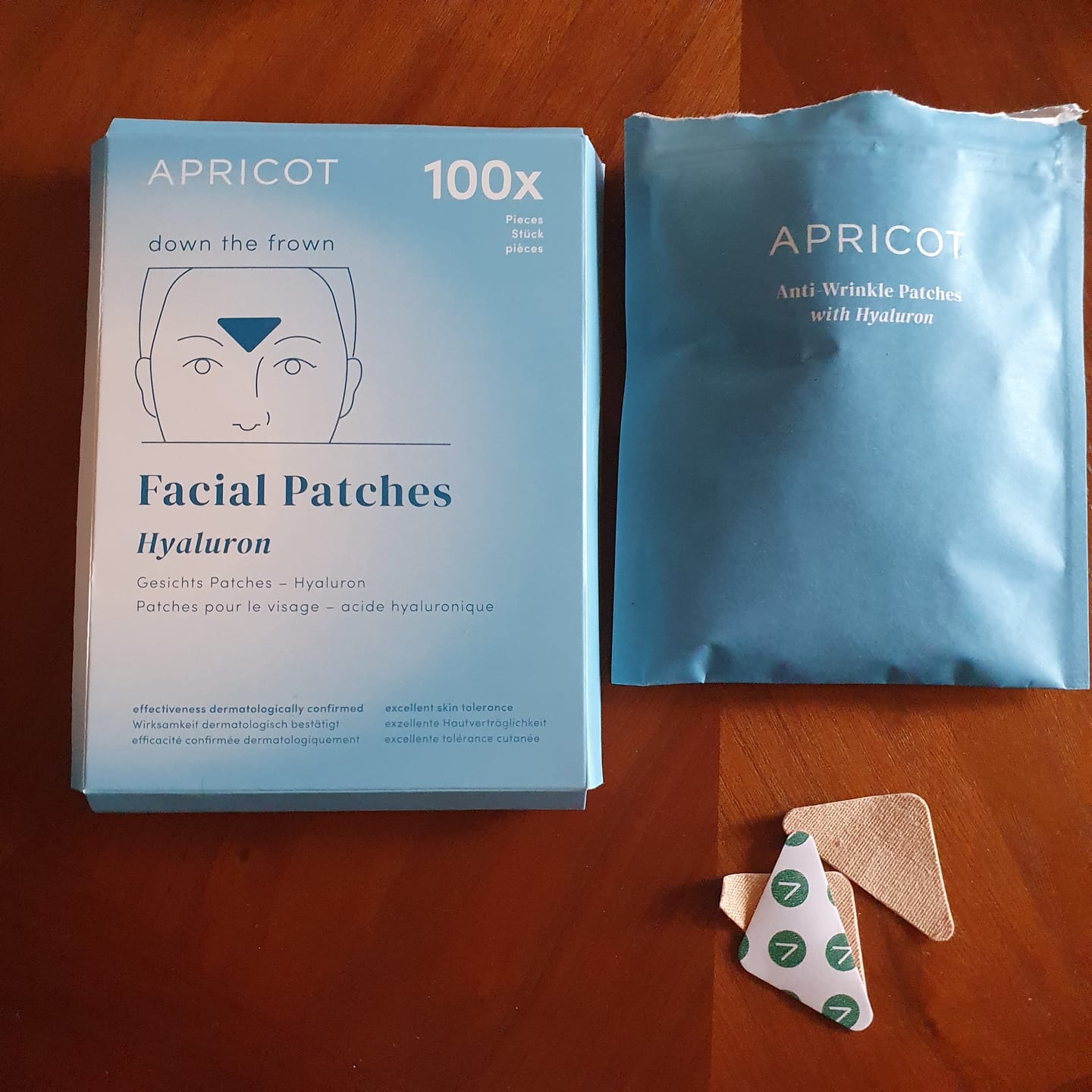 Customer photo review of Zornesfalten Patches mit Hyaluron