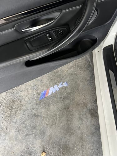 Customer photo review of BMW F SERIES DOOR LIGHTS