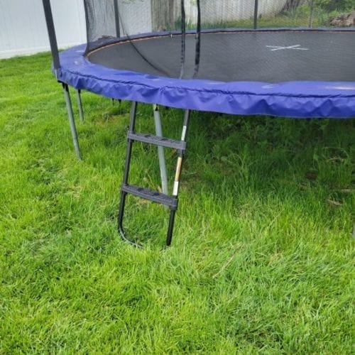 Customer photo review of Jumpfly Universal Trampoline Ladder