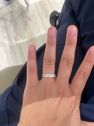 Customer photo review of Timeless Beauty 18K Crystal Ring