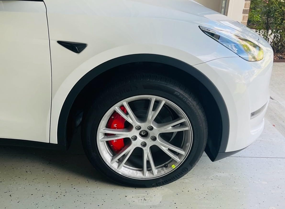 Customer photo review of EVAAM® Caliper Covers (4PCS) for Tesla Model 3