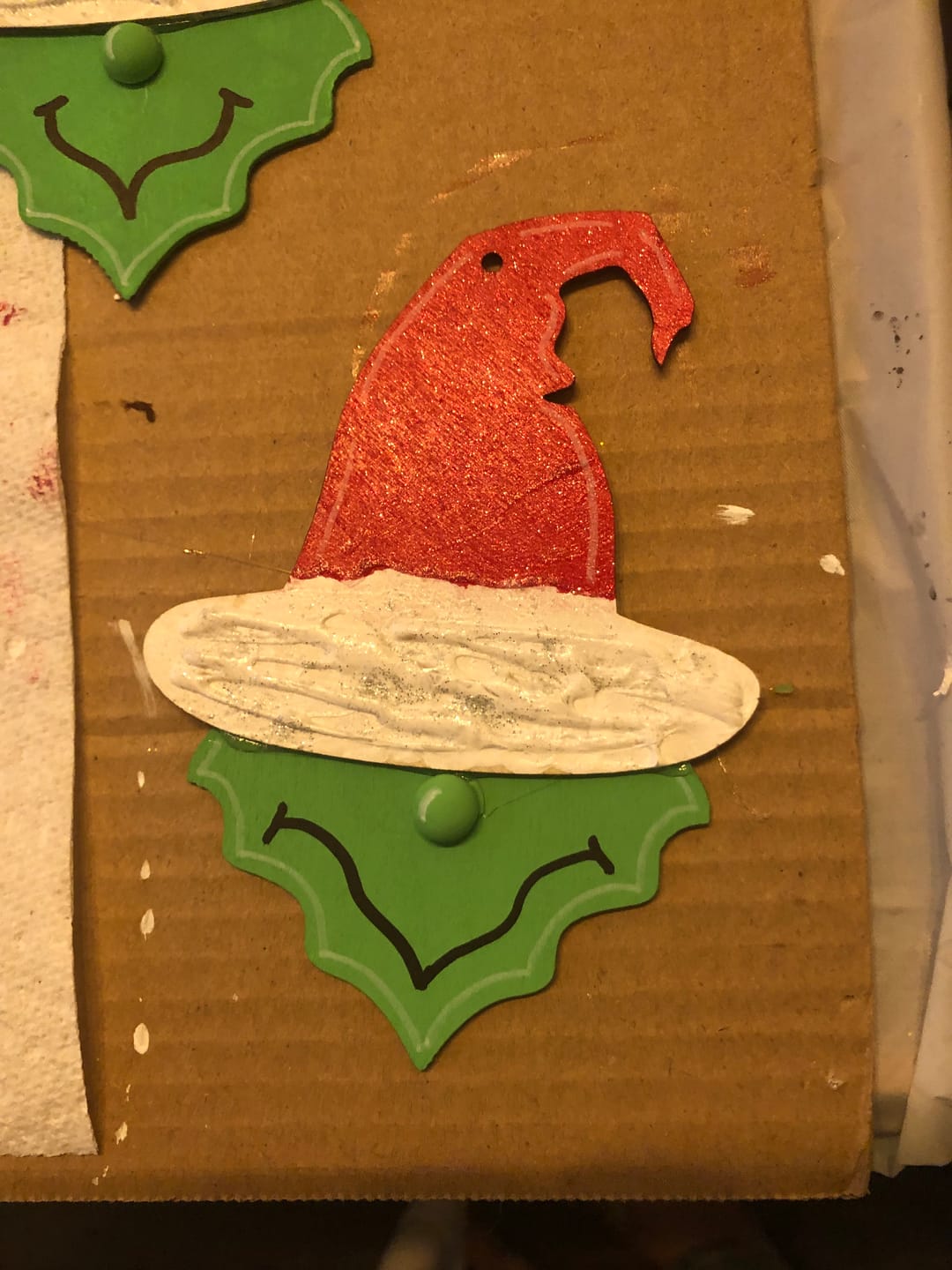 Customer photo review of Unfinished Sheet Ghost Shape | Halloween Craft Cutout | up to 36" DIY