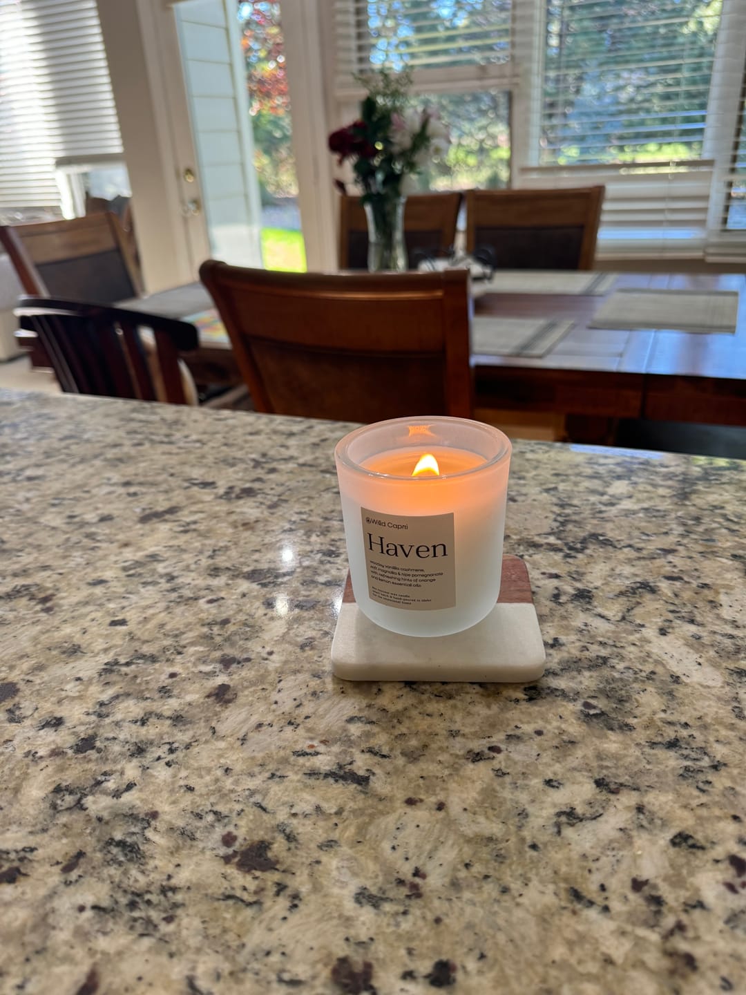 Customer photo review of Haven Candle