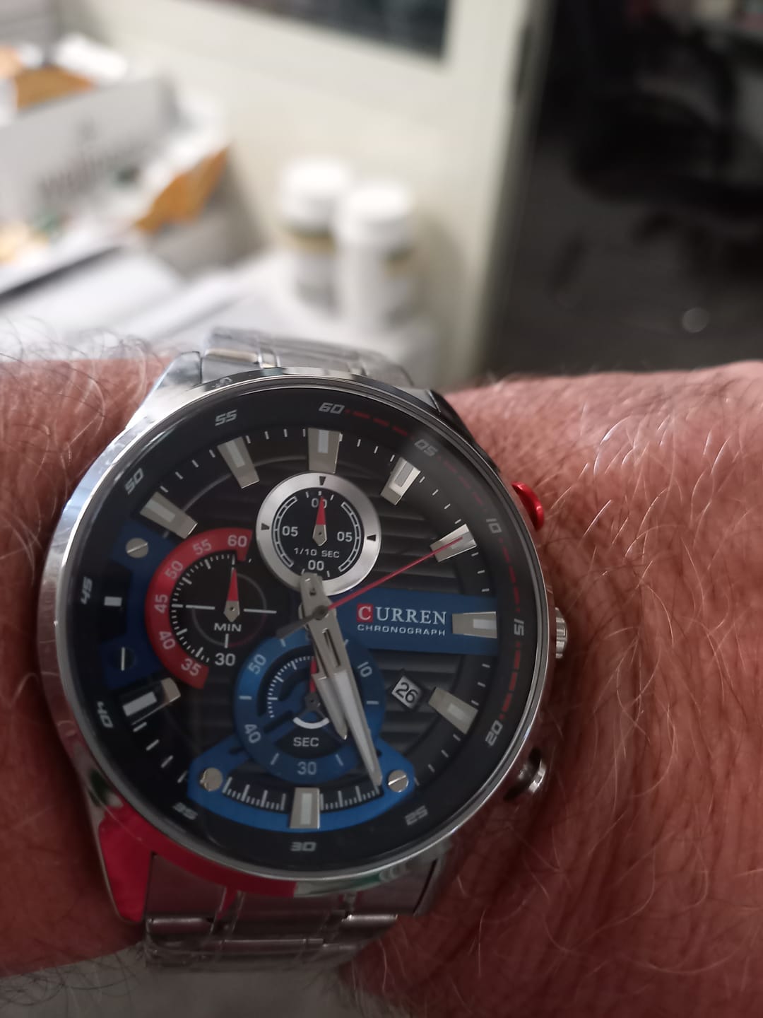 Customer photo review of Curren Ambasator® orologio uomo acciaio