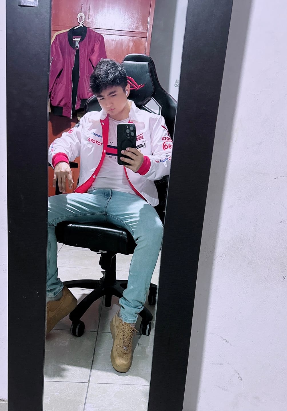 Customer photo review of Panasonic x Toyota Cropped Racing Jacket (XS/S)