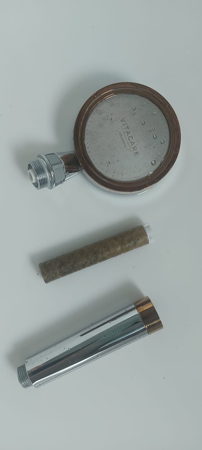 Customer photo review of Filtro de ducha de Vitacare Solutions