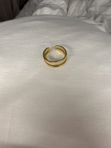 Customer photo review of Layered Sahara Gold Ring
