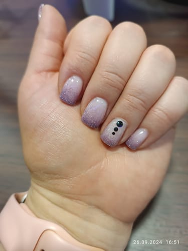 Customer photo review of Builder Gel In a Bottle, Didier Lab, Almost Naked, 15ml
