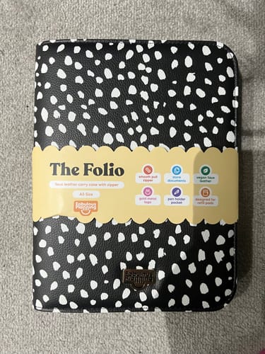 Customer photo review of A5 Folio - Reverse Dalmatian