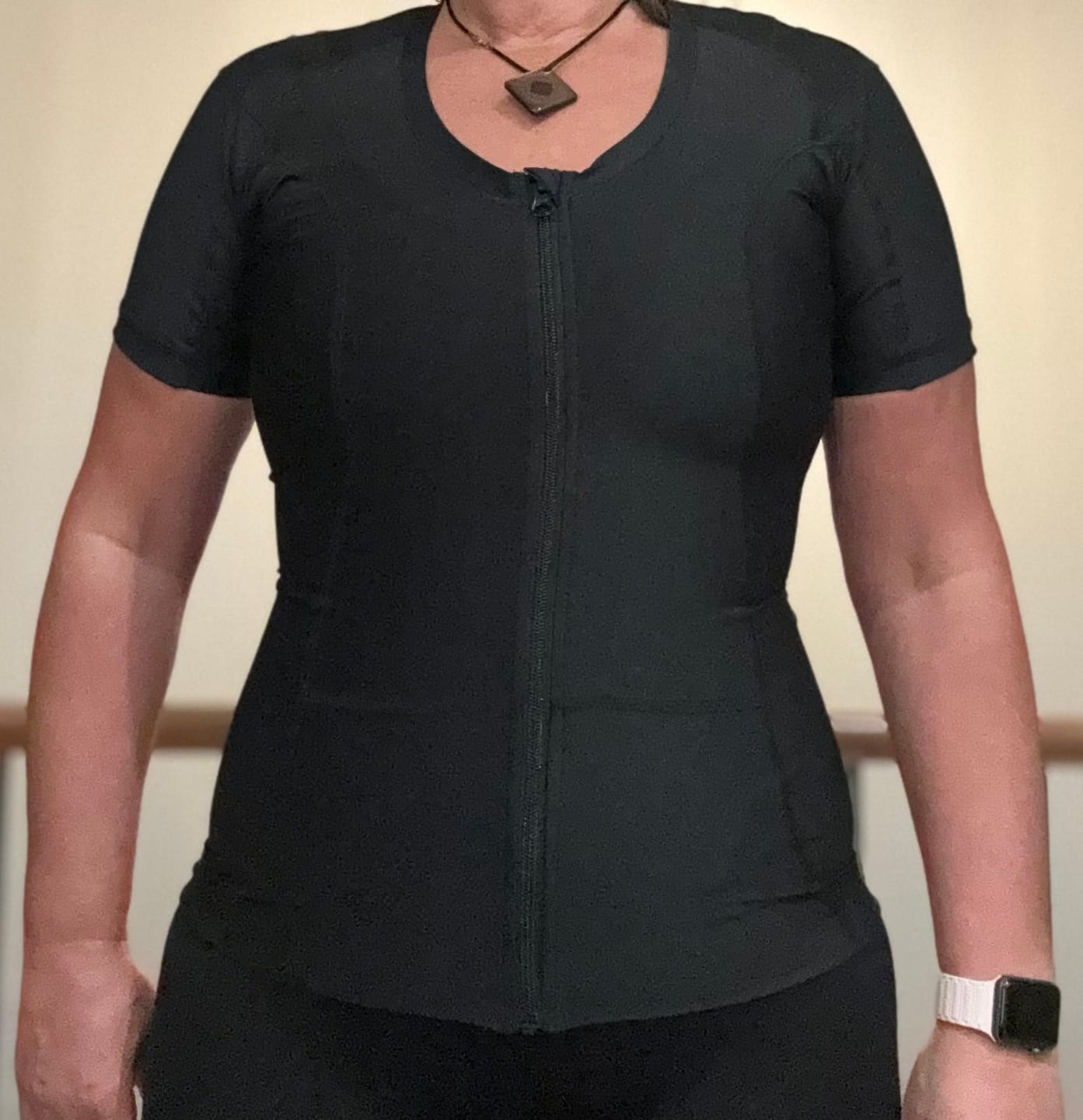 Customer photo review of Posture Shirt For Women - Zipper