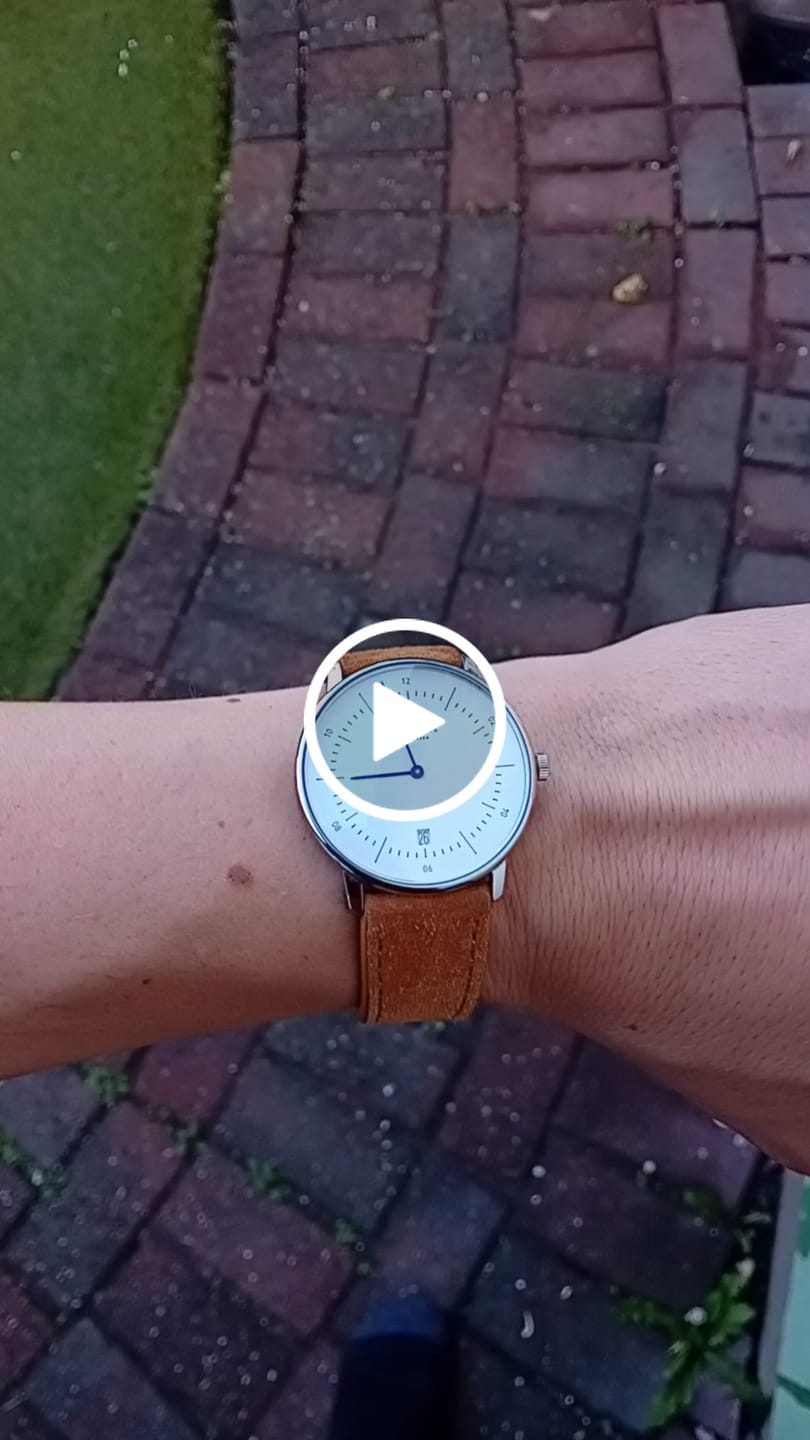 Customer video review of Suede Watch Strap Premium Hand-made